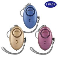 SMISEAS Personal Alarm Keychain - 140DB, Upgrade Self Defense Security Alarm with LED SOS Survival Whistle, Emergency Alarm Providing Powerful Safety and Property Assurance for Kids,Women,Elderly.