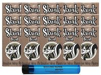 Skunk Natural Hemp Single Wide Rolling Papers (15 Packs) with Rolling Paper Depot Kewltube