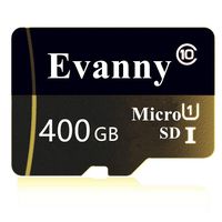 Evanny 400GB Micro SD SDXC Memory Card High Speed Class 10 with Micro SD Adapter(E209-YS) (400 GB)