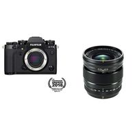 Fujifilm X-T3 Mirrorless Digital Camera (Body Only) - Black + Fujinon XF16mmF1.4 R WR