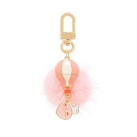 KAKAO FRIENDS Official- Pom Pom Accessory Keyring Compatible with AirPods Silicone Case (Apeach)