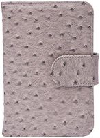 Upper Canada Soap Book Style Ostrich Pill Box, Gray