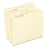 Pendaflex Reinforced Tab File Folders, Letter Size, Manila, 1/3-Cut, 100 Per Box (R752 1/3)