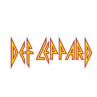 Def Leppard Logo OriginalStickers0238 Set Of Two (2x) Stickers , Laptop , Ipad , Car , Truck , Size 4 inches on Longer Side