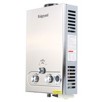 Ridgeyard 8L 2GPM LPG Propane Gas Tankless Instant Hot Water Heater Boiler Burner with Shower Head Indoor Home Bathroom Supplies