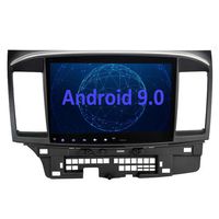 SYGAV Android 9.0 Pie Car Stereo for 2008-2013 Mitsubishi Lancer EVO X Ralliart with Rockford Fosgate AMP Radio