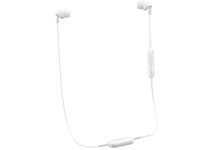 PANASONIC Bluetooth Earbud Headphones with Microphone, Call/Volume Controller and Quick Charge Function - RP-HJE120B-W - in-Ear Headphones (White)