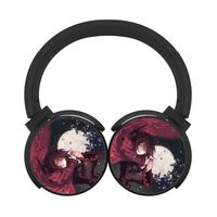 BUZAILIANX-E RW-by Ru-by Holding Rose Petals Function Foldable HI-FI Over-Ear Wireless Stereo Bluetooth Headphone