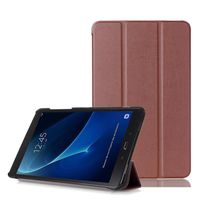 AutumnFall Samsung Galaxy Tab A 10.1 Case - Stand Folio Case Cover for Galaxy Tab A 10.1 Inch Tablet SM-T580 T585 (Brown)