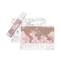 Luckies of London Scratch Off Map of The World Poster - Rose Gold Travel Sized Edition - Includes Note and Route Planner - Wanderlust Travel Gifts for Backpackers, World Travellers and Island Hoppers