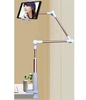 Inpay - Cell Phone & Tablet Stand - Adjustable & Detachable Mount Holder for Bracket 4-10.6 Inches , 32 Inches Overall Length iOS , Android , Tablet , eReader Devices (3 Arms, Rose Gold)
