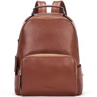 BOSTANTEN Genuine Leather Backpack Purse for Women Travel Large College Shoulder Bag Brown