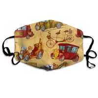 Steampunk Cars Dust Mask,Washable and Reusable Cleaning Gardening Outdoor Activities Warm Windproof Mask