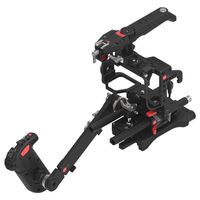 JTZ DP30 JL-JS7 Camera Cage Stabilizer with 15mm Rail Rod Base plate Rig + Electronic Top Handle + Shoulder Pad and Hand Grip for SONY A7 A7II A7R A7RII A7S A7SII Mirrorless Cameras