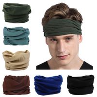 Toes Home 6PCS Outdoor Magic Headband Elastic Seamless Bandana Scarf UV Resistence Sport Headwear Boho Series for Yoga Hiking Riding Motorcycling