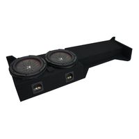 Compatible with 2005-2015 Nissan Frontier Crew Cab Truck Kicker CompR CWR10 Dual 10" Sub Box Enclosure - Final 2 Ohm