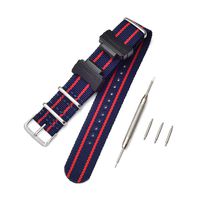 Kudden Watch Band Strap Connector Spring Bar Tool Kit Pin Buckled Nylon Wristwatch Bands Converter for Casio G-Shock