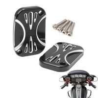 AQIMY Brake Master Cylinder Cover for Harley Touring Road King Street Glide Electra Glide V-Rod 2008-2017
