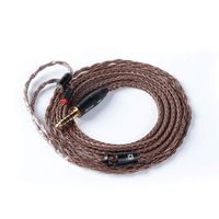 HiFiHear 16 Core Silver Plated Earphone Cable,Upgrade 2PIN 0.78mm Detachable Earphone Cable Replacement Earphone Wire for ZS10 ZS6 ZS5 ZSR ZST TRN V10 V20 V80 TFZ CCA C10 C16 (4.4mm 2 Pin)