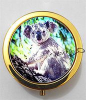 BlackKey Koala 3-Compartment Decorative Pocket Gift Box Case Organizer for Pill, Color 2 -2257