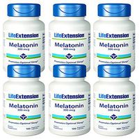Life Extension MELATONIN 300 MCG 100 Vegetarian Capsules (Multi-Pack)
