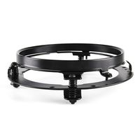 SKTYANTS 7 inch Headlight Bracket Ring Mounting for Harley Davidson(Black)