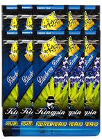 Kingpin Pure Hemp Flavored Wraps (Blueberry Bomb, 10 Packs) with Rolling Paper Depot XL Kewltube