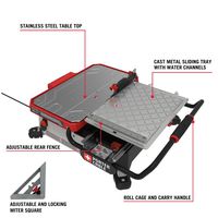 PORTER-CABLE PCE980 Wet Tile Saw