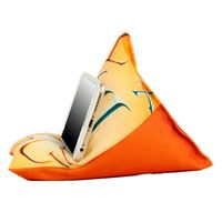 Tablet Stand Soft Pillow Laptop Pillow Holder Mini Tablet Computer Holder for Pad, Phone, E-Readers (10904-Yellow)