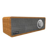 LHLONG Portable Wireless Bluetooth Speaker with Loud Stereo Sound, Big Bass, Built-in Mic, Wooden Retro Speaker for Backyard, Outdoors, Travel, Pool, Home Party (Color : Gray)