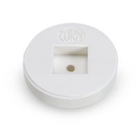 Zurn CO2490-P35 PVC Countersunk Cleanout Plug, 3/4" Height, 3-1/2" Diameter