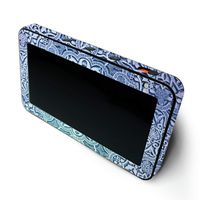 MightySkins Compatible with Amazon Echo Show 5 - Carved Blue | Protective, Durable, and Unique Vinyl Decal Wrap Cover | Easy to Apply, Remove, and Change Styles | Made in The USA