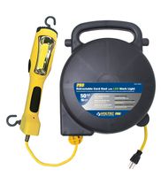 Voltec 07-00260 Retractable Cord Reel, Yellow