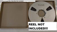 Empty Acid Free Archval Box Only! for 10.5" x 1/4" Take Up Reel to Reel Nab Hub Tape