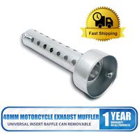 Maso Exhaust Muffler Silencer Pipe Universal 60mm Motorcycle Exhaust Can Mufflers Pipe Baffle DB Killer