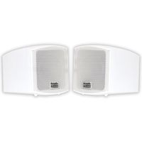 Acoustic Audio AA321W Mountable Indoor Speakers 400 Watts White Bookshelf Pair