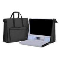 Damero Carrying Tote Bag Compatible with Apple 21.5" iMac Desktop Computer, Travel Storage Bag for iMac 21.5-inch and Other Accessories, Black