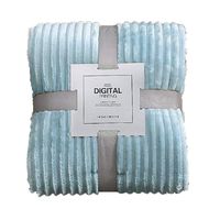 Zippem Fashion Soft Comfortable Square Shape Solid Home Warm Blanket Throws