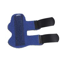 Healifty Finger splints and Braces 1PC Adjustable Finger Support Splint Holder Finger Fracture Brace Protector Pads Corrector (Blue)