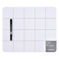 Magnetic Pro Mat Unamela large size writing note mat with dry erase pen - preventing losing screws when repairing cell phone,laptop or other electronics (11.8x9.8)