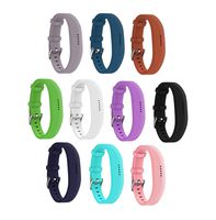 EverAct Compatible Replacement Bands for Fitbit Flex 2 with Watch Buckle (10 Pack)