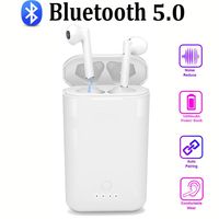 TWS Wireless Earbuds,Bluetooth Headphones with Microphone Auto Pairing Bluetooth Earbuds True Stereo Wireless Bluetooth 5.0 Headphones with 5000mAh Charging Case for Phone Wireless Earphones