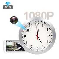 KAMRE 1080P WiFi Hidden Camera Wall Clock Spy Camera Nanny Cam with Motion Detection Alarm, Indoor Security Camera for Home, No Night Vision