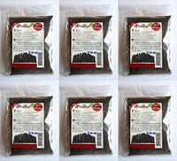 Pack of 6 Sachets Activated Bamboo Charcoal Powder Absorb Toxin Vegetable Wash Food Grade