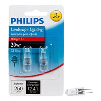Philips 417204 Landscape Lighting 20-watt T3 12-volt Bi-pin Base Light Bulb