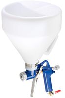 Hiltex 31229 Pneumatic Air Texture Spray Gun, 1.2 Gallon Hopper with Handle | Includes 3 Additional Nozzles (4, 6, 8 mm)