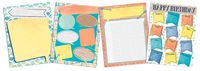 Eureka Back To School 'Happy Birthday' Classroom Chart Set for Kids, 4pc, 17'' W x 22'' H