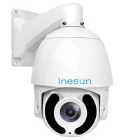 Inesun Outdoor HD 1080p High Speed PTZ (18X Optical Zoom) IP Security Surveillance Camera IR Night Vision up to 500ft, IP66 Waterproof/H.265/ Onvif/ P2P/ Motion Alert