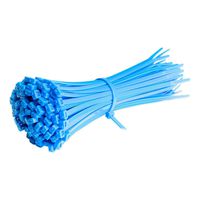 Yeefant 100Pcs Export Nylon Zip Premium Self Locking Cable Ties Bundled Wraps Strong Extra Long,Blue