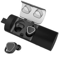 Wireless Earbuds, Bluetooth Headphones Mini Stereo in Ear Earphones with Mic, Case, Noise Cancelling Headphones for iPhone and Android